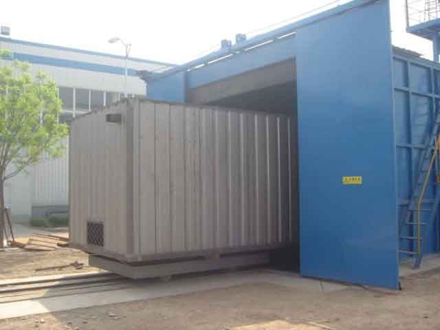 集裝箱拋(pāo)丸清理機 集裝箱拋丸清理機